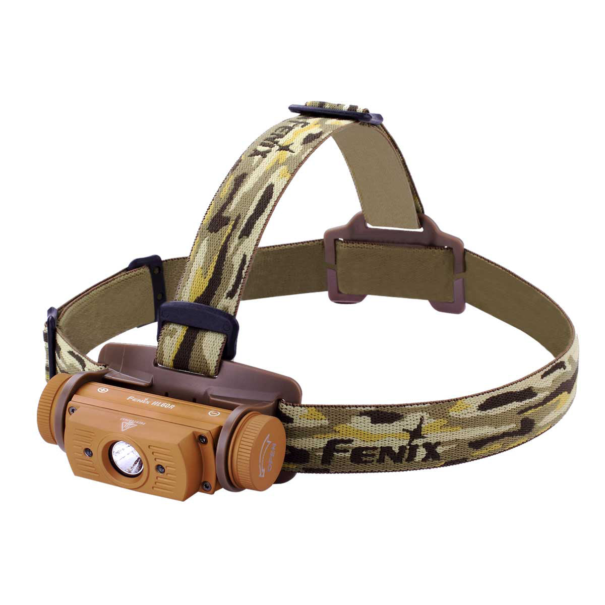 Fenix HL60R XM-L2 U2 USB Rechargeable Neutral White LED Headlamp (Yellow) (950 Lumens)