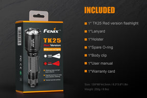 Fenix TK25 Red LED Flashlight (1000 Lumens)