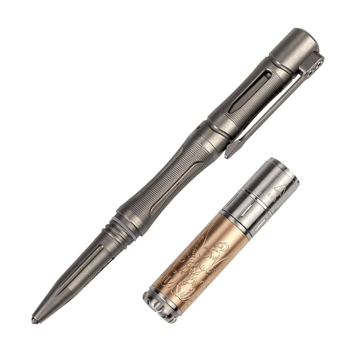 Fenix T5TI Tactical Pen & F15 Flashlight Set Grey (85 Lumens)