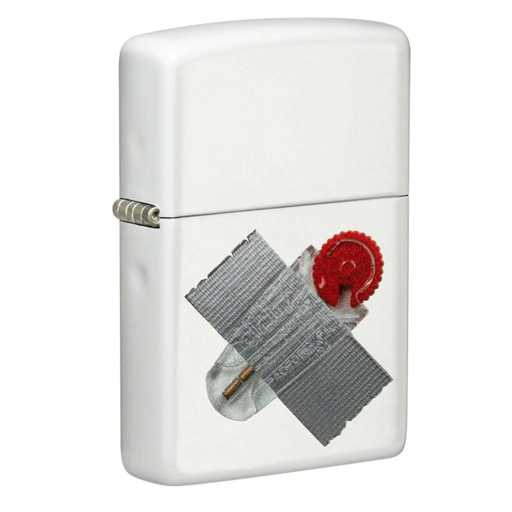 Zippo Logo 48137 Taped Flint Dispenser Lighter