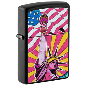 Zippo Matte 49784 Lady Liberty Design Lighter