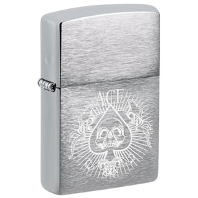 Zippo Ace 48500 Spade Skull Design Lighter