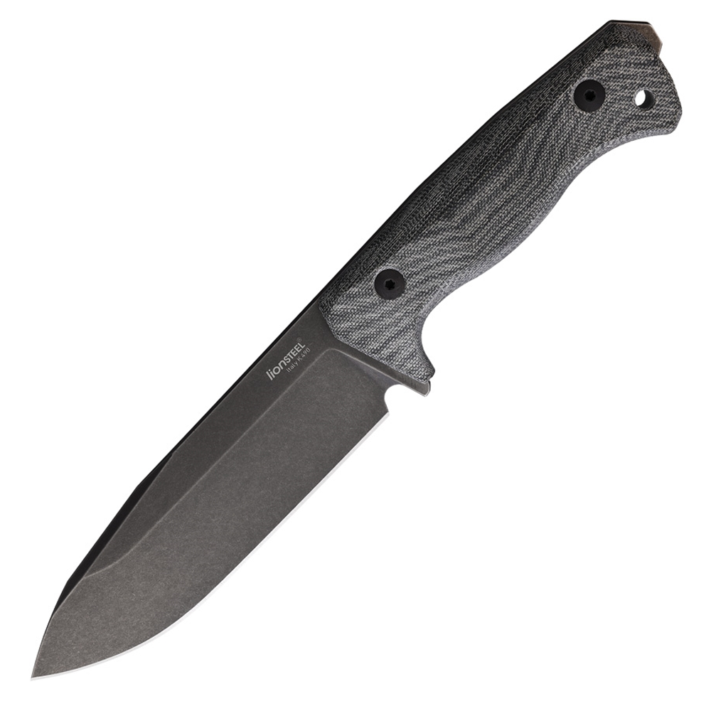 LionSteel T6 Black (Black Micarta Handle)