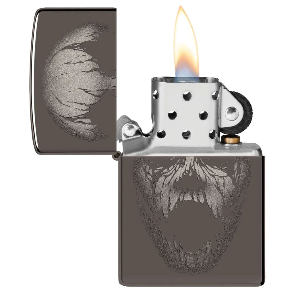 Zippo Skull 49799 Screaming Monster Design Lighter