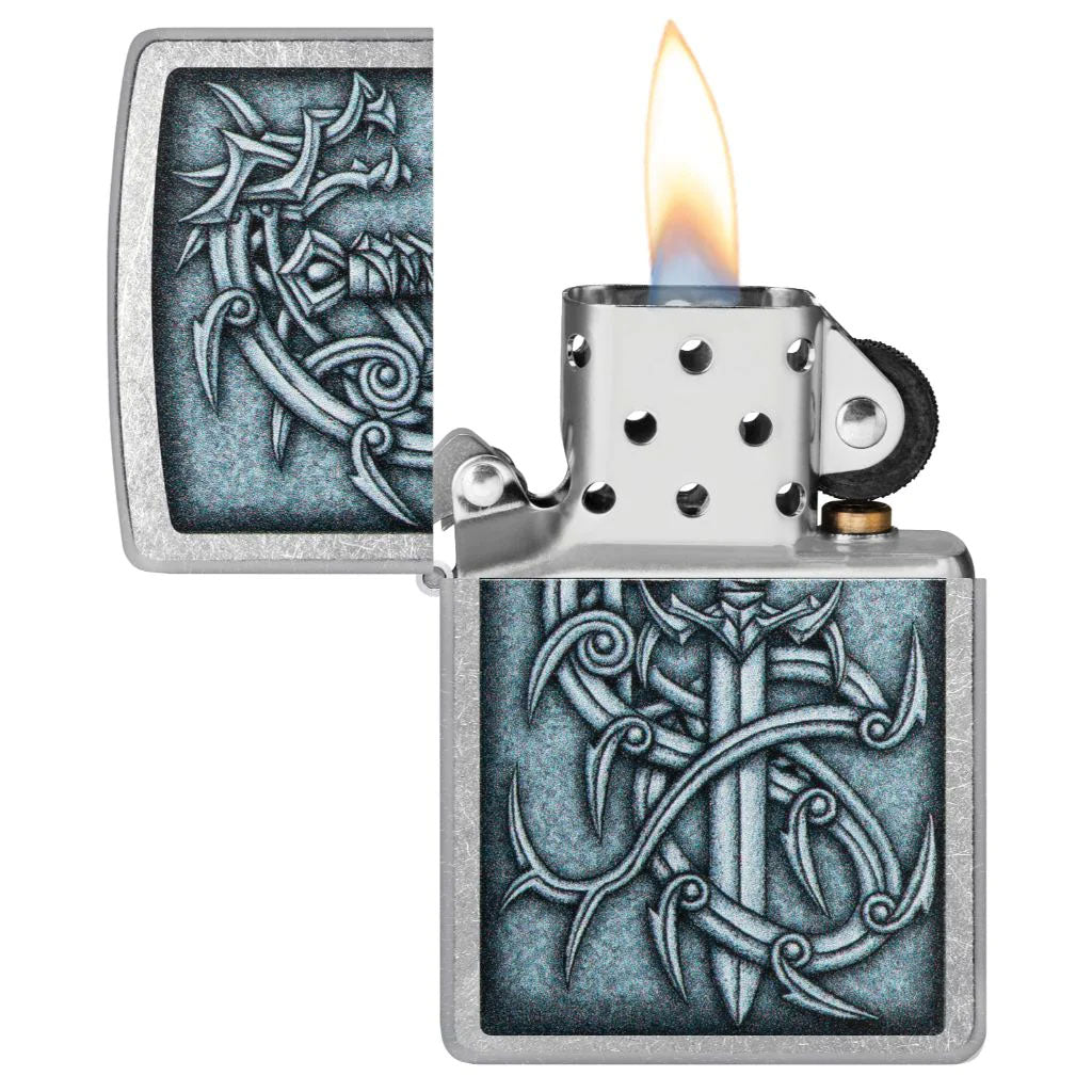 Zippo Dragon 48365 Medieval Mythological Design Lighter