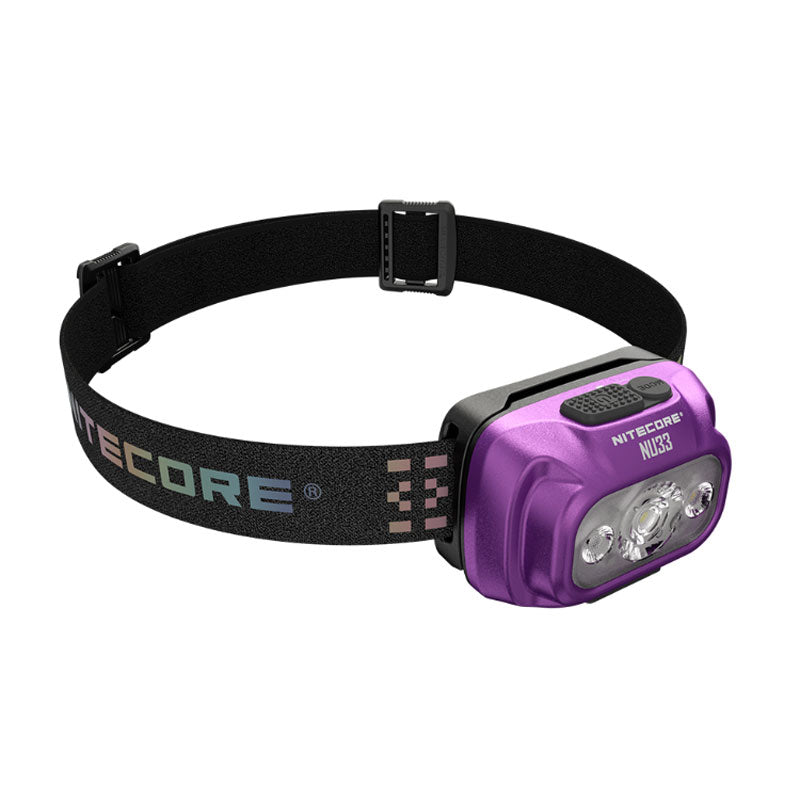 Nitecore NU33 Limited Edition Purple Rechargeable Headlamp (700 Lumens)