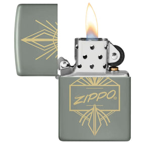Zippo Matte 48159 Zippo Script Design Lighter