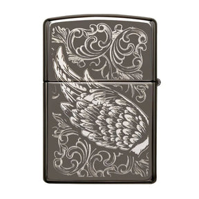 Zippo Flower 29881 Filigree Flame and Wing Design Lighter