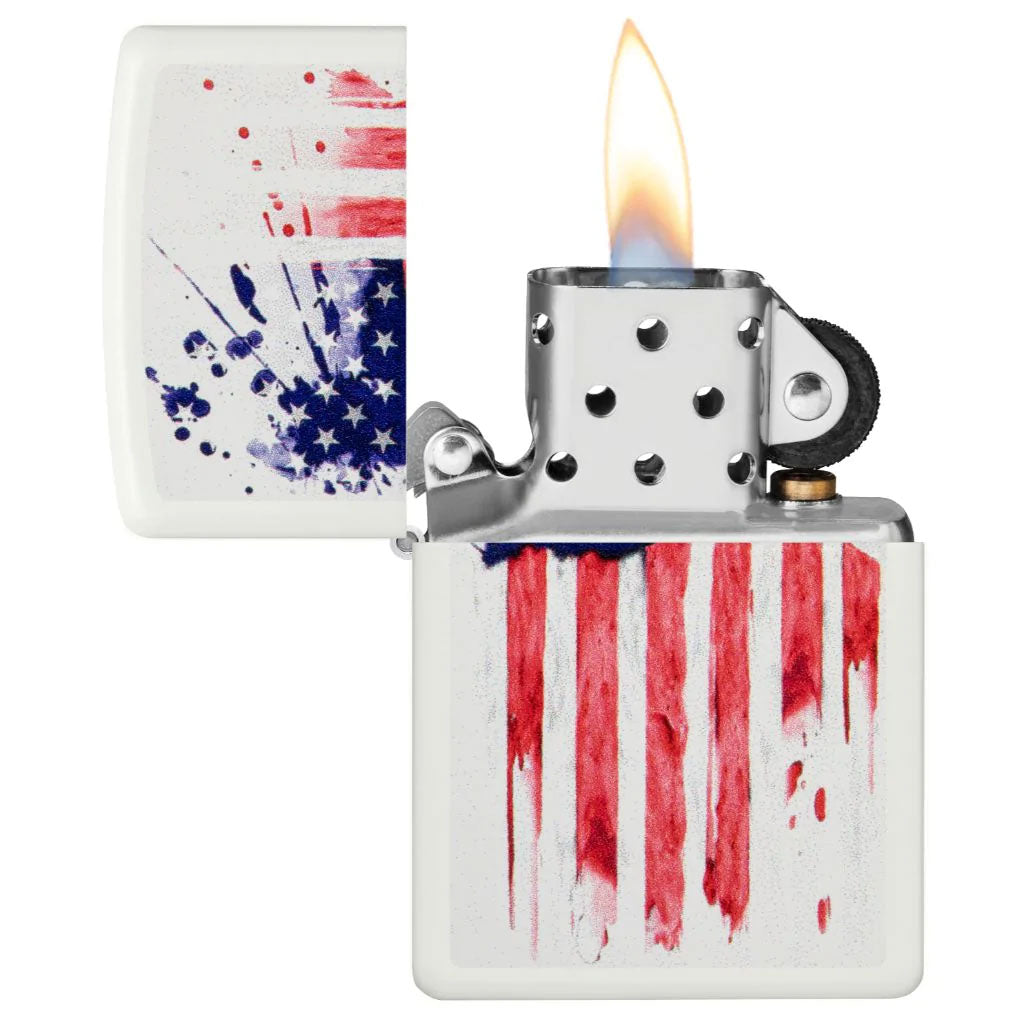 Zippo American Flag 49783 US Flag Design Lighter