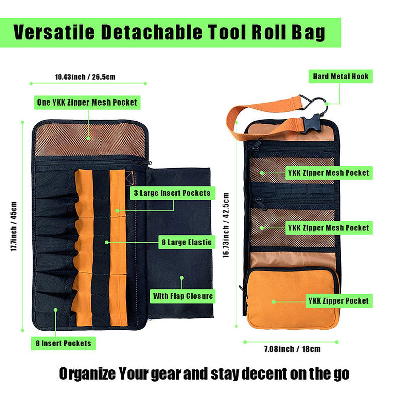 Roaring Fire Bonfire Modular Tool Roll Bag