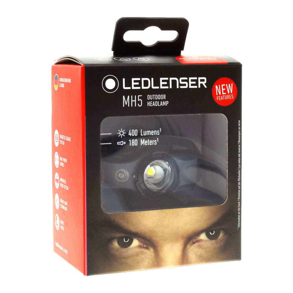 LED Lenser MH5 Black-Grey (400 Lumens)