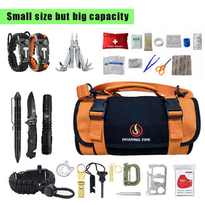 Roaring Fire Bonfire Modular Tool Roll Bag