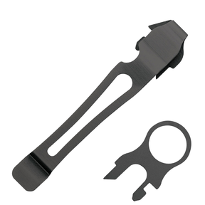 Leatherman Accessory Lanyard Ring & Pocket Clip (Black) - Thomas Tools