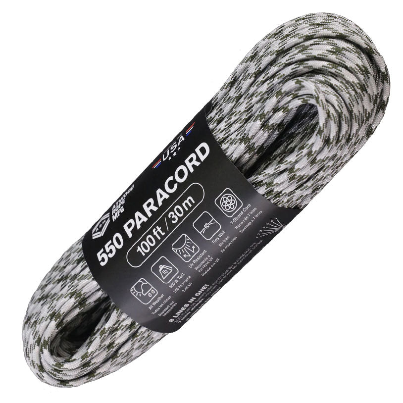 Atwood 550lbs Paracord 7 cores 100ft (Cobblestone)