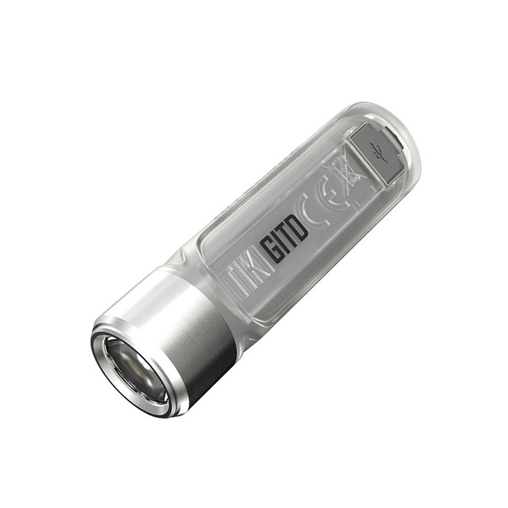 Nitecore TIKI GITD Blue Keychain Rechargeable Flashlight (300 Lumens)