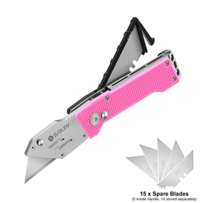 Bibury EDC Safety Utility Knife (Pink)