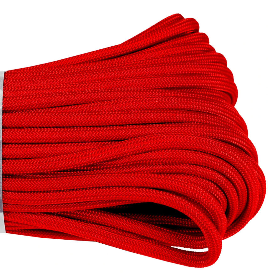 Atwood 550lbs Paracord 7 cores 100ft (Red)