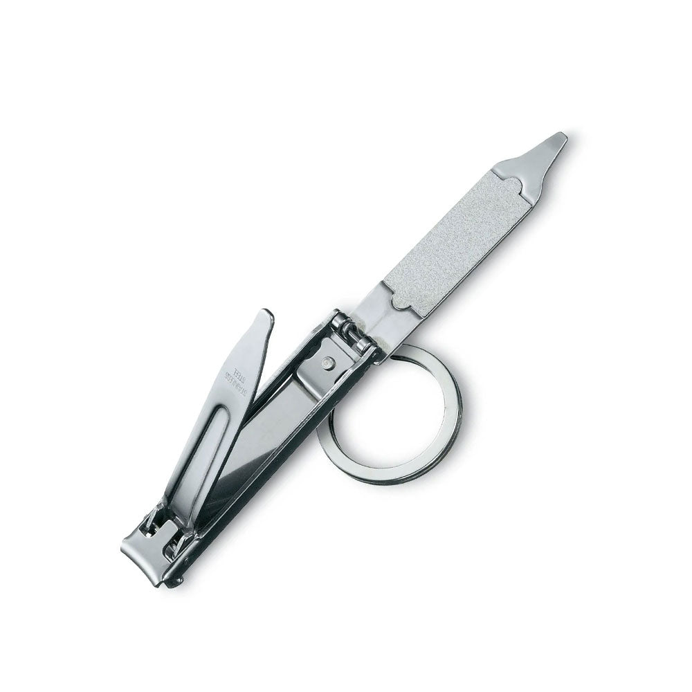 Victorinox 8.2055.CB Swiss Army Nail Clippers with Nail File, Stainless, in  Blister