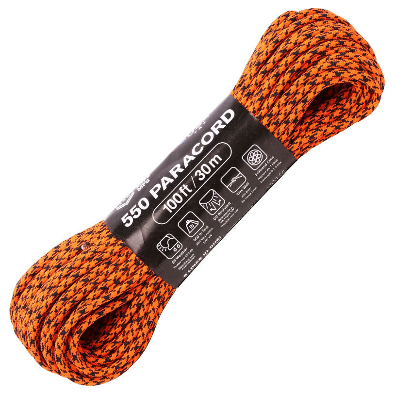 Atwood 550lbs Paracord 7 cores 100ft (Tiger Tail)