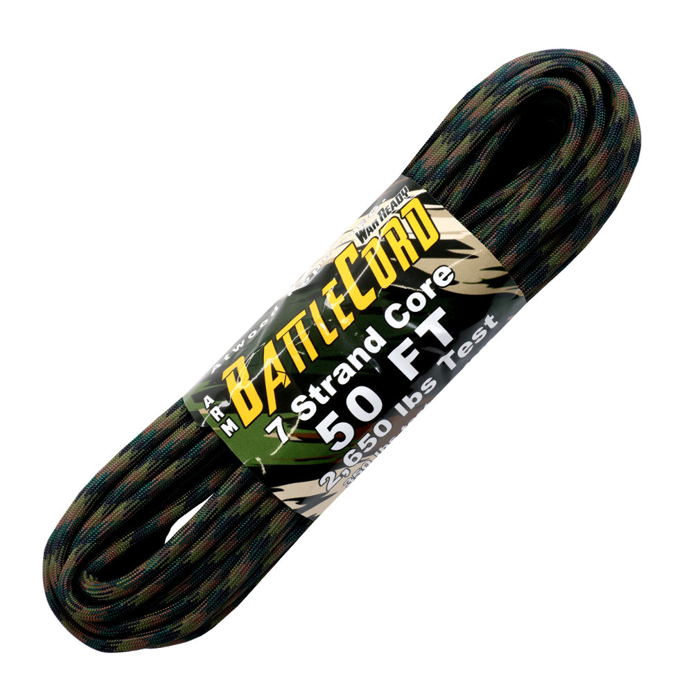 Atwood 2650lbs BattleCord 7 cores 50ft (Woodland)